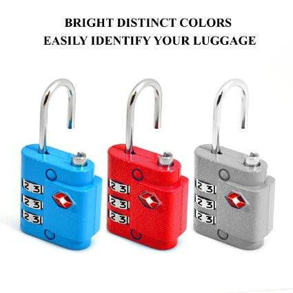 Orei TSA Approved Combination Number Luggage Lock Set