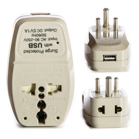 2 in 1 + USB - Type D