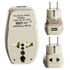 2 in 1 + USB - Type E/F
