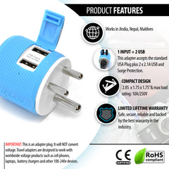2 USB + 1 INPUT - Type D