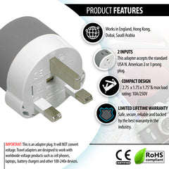 2 in 1 - Type G (3 PACK)